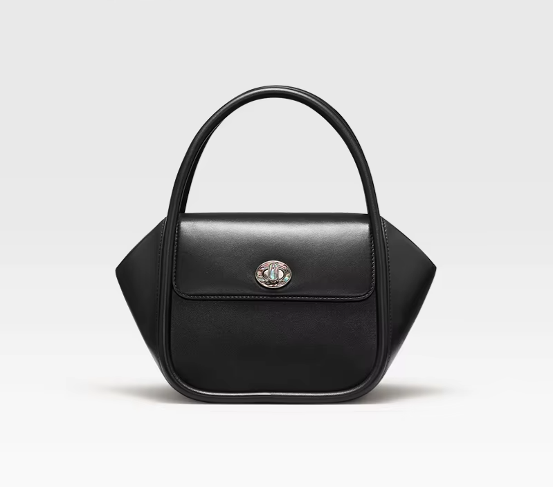 Women's Winter Wool & Leather Handbag – Fashion Bento Evening Shoulder Bag, Luxury Brand Purse